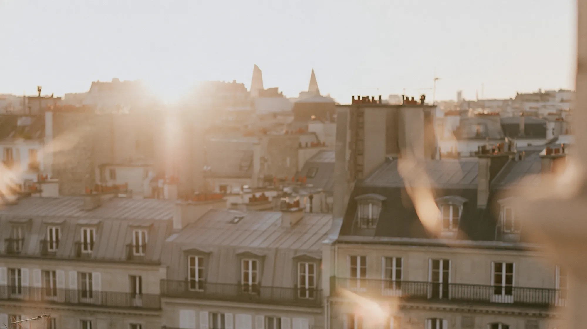 View over the rooftops of Paris